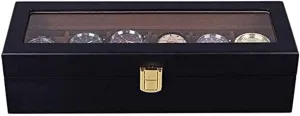 Custom Personalized Watch Storage Box Case - Name Initial - Groomsmen Fathers Day Gift