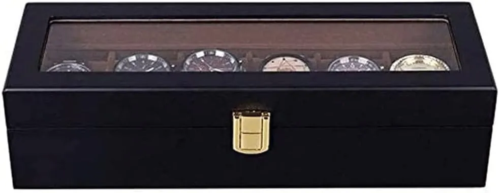 Custom Personalized Watch Storage Box Case - Name Initial - Groomsmen Fathers Day Gift