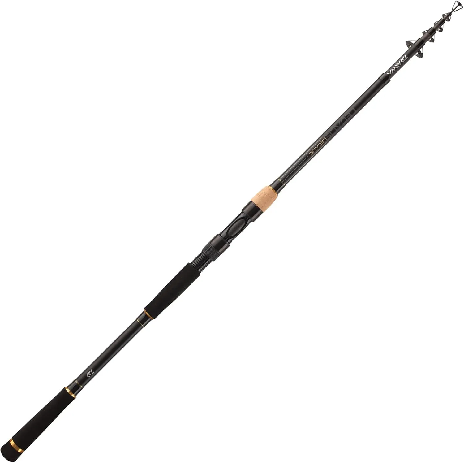 DAIWA Legalis Tele Allround, 10.82ft, Lureweight 0.35-1.76 Ounce, 6 Sections, Telescopic Fishing Rod