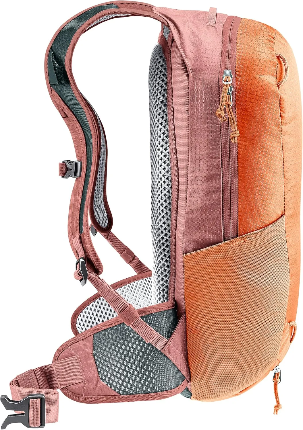Deuter Race Backpack for Mountain Biking, Gravel Biking or Daily Commuting, Chestnut-redwood, 8 L