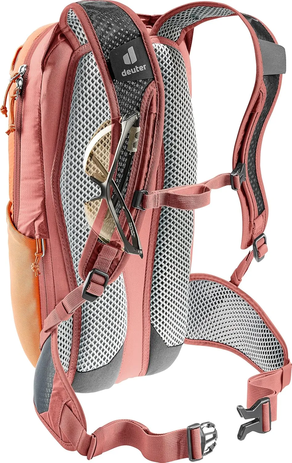Deuter Race Backpack for Mountain Biking, Gravel Biking or Daily Commuting, Chestnut-redwood, 8 L