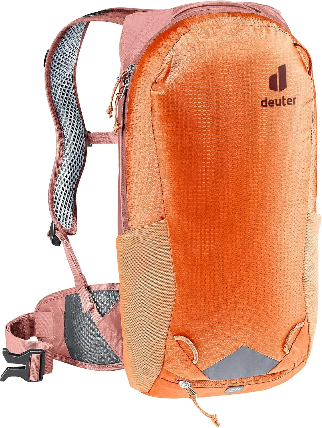 Deuter Race Backpack for Mountain Biking, Gravel Biking or Daily Commuting, Chestnut-redwood, 8 L