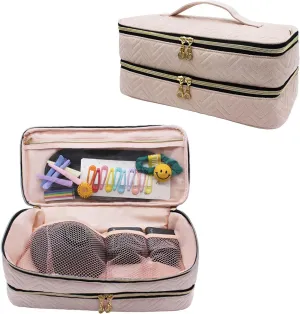 Double-Layer Travel Storage Bag Compatible with Dyson Supersonic Hair Dryer, Water Resistant Storage Bag