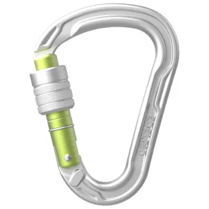 EDELRID PURE SCREW CARABINER SILVER
