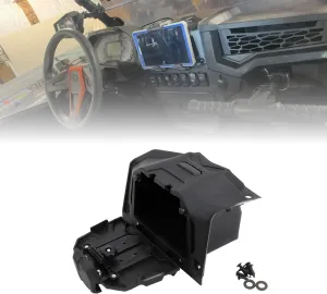 Electric Device GPS Mount Storage Box Compatible with 2019-2023 Polaris RZR XP 1000/Turbo, Adjustable Tablet Phone Holder, Navigation Mount with Extra Storage - RZR Accessories