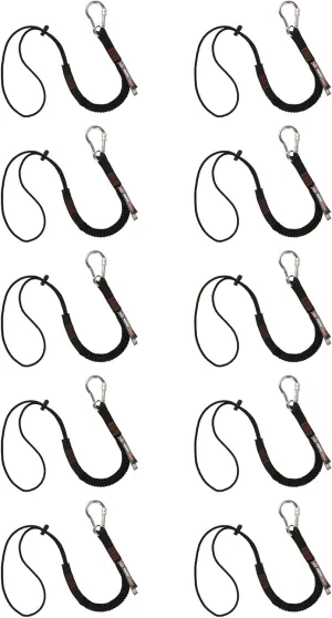 Ergodyne Squids 3105 Tool Lanyard with Aluminum Screw Lock Carabiner, Tool Weight Capacity 15 lbs