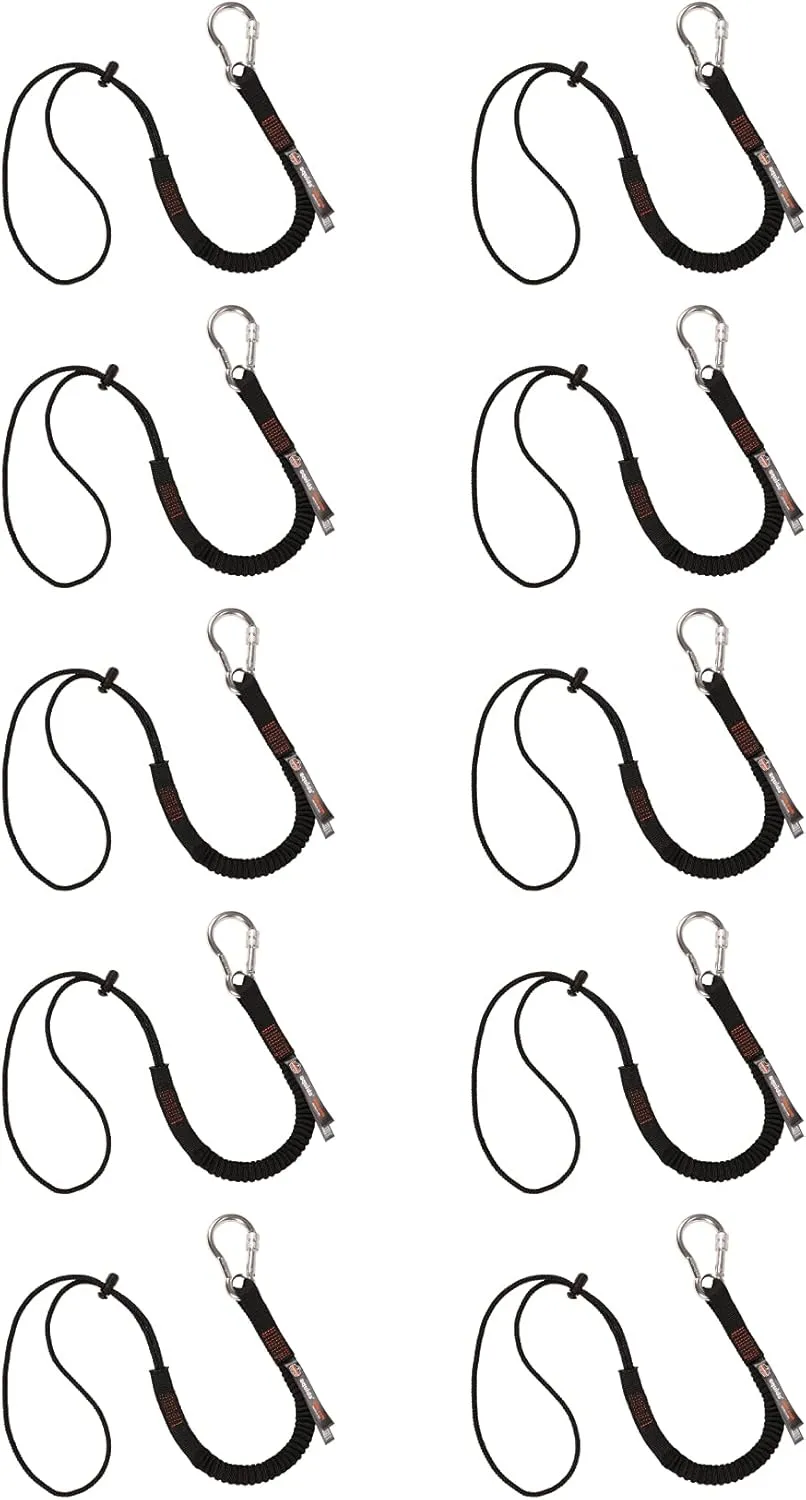 Ergodyne Squids 3105 Tool Lanyard with Aluminum Screw Lock Carabiner, Tool Weight Capacity 15 lbs