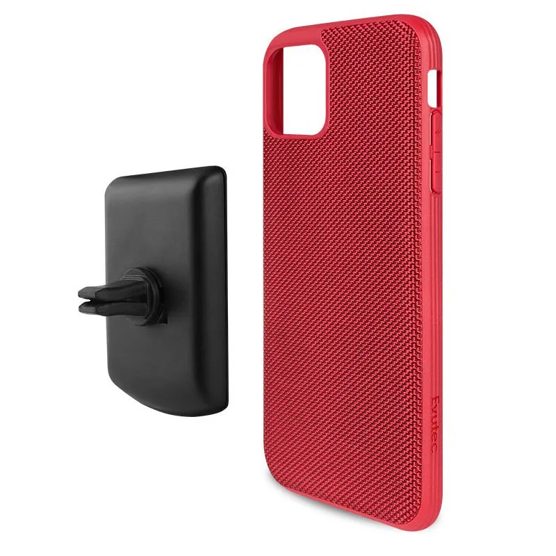 Evutec Ballistic Nylon Slim Rugged Case w/ AFIX  Vent Mount For iPhone 11 Pro Max