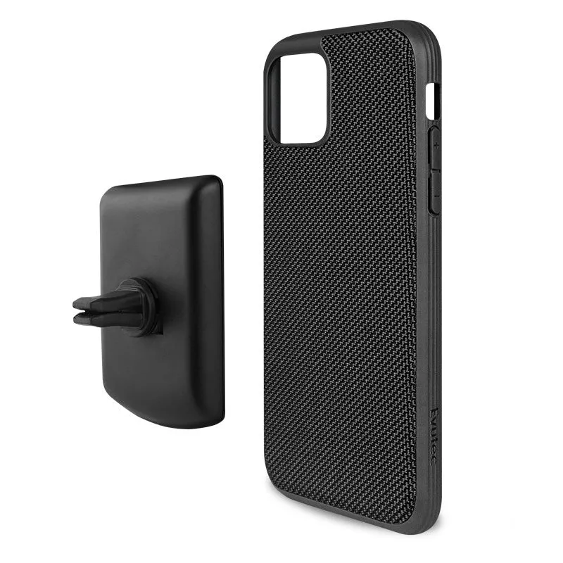 Evutec Ballistic Nylon Slim Rugged Case w/ AFIX  Vent Mount For iPhone 11 Pro Max