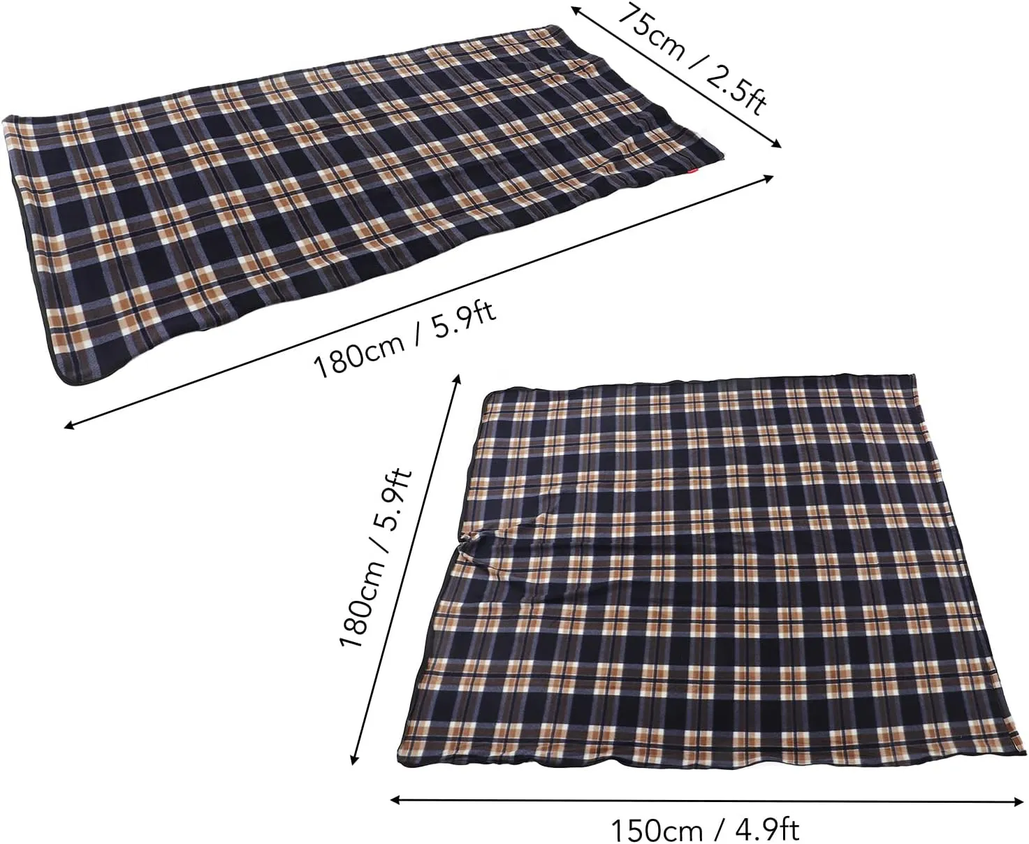 Fleece Sleeping Bag, Breathable Portable Sleeping Bag for Climbing
