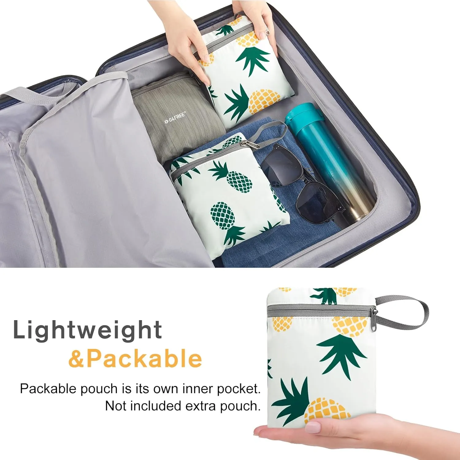 G4Free 10L/15L Hiking Backpack Lightweight Packable Hiking Daypack Small Travel Outdoor Foldable Shoulder Bag