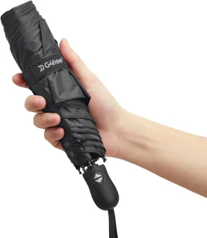 G4Free Travel Umbrella Ultralight UPF 50  UV Protection Compact Umbrella Super Slim Small Mini Automatic Open and Close