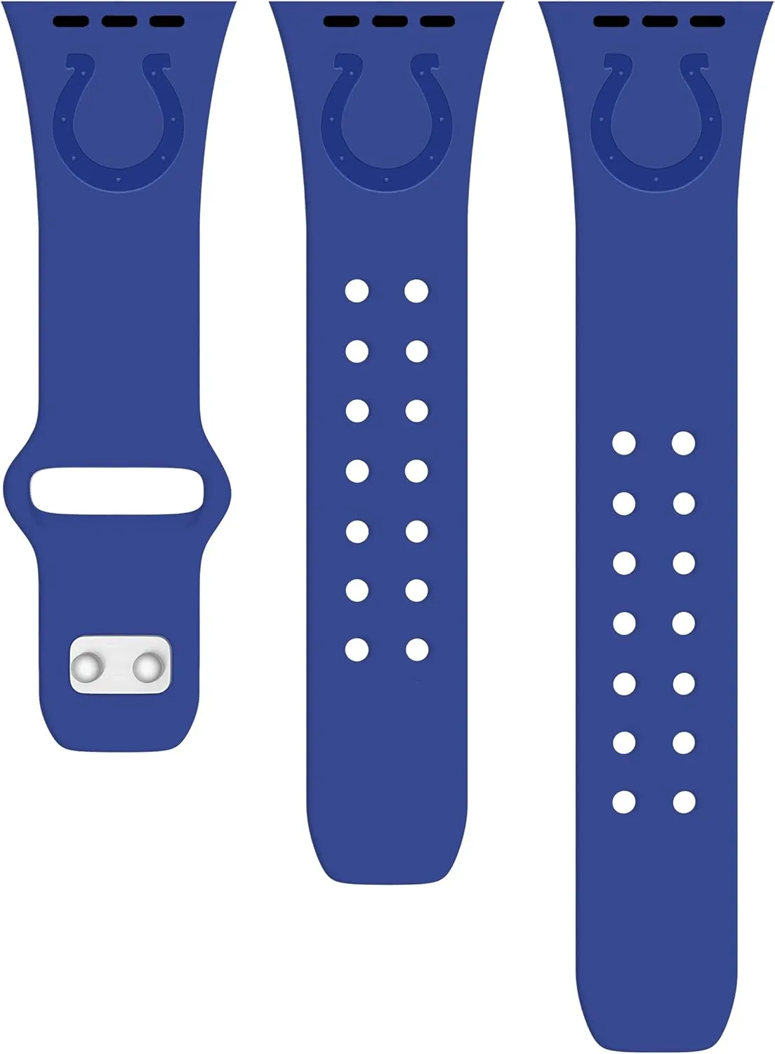 Game Time Indianapolis Colts Engraved Silicone Combo Package Compatible with Apple Watch and Airpods Pro Battery Case