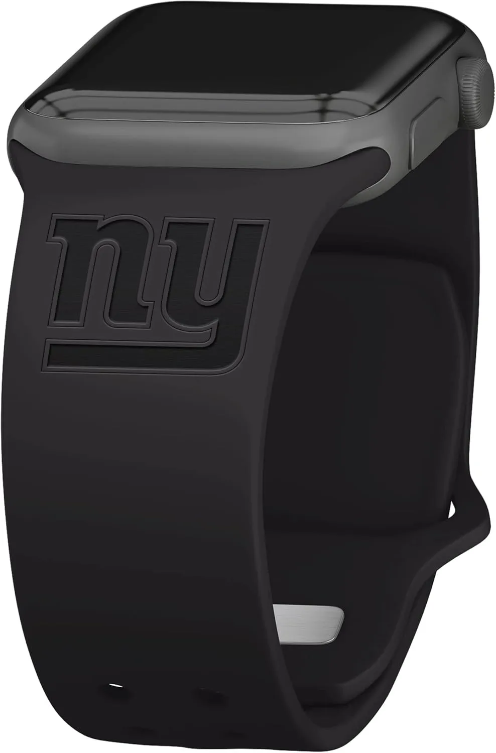GAME TIME New York Giants Engraved Silicone Combo Package Compatible with Apple Watch and Airpods Pro Battery Case (42/44mm Black/Black)