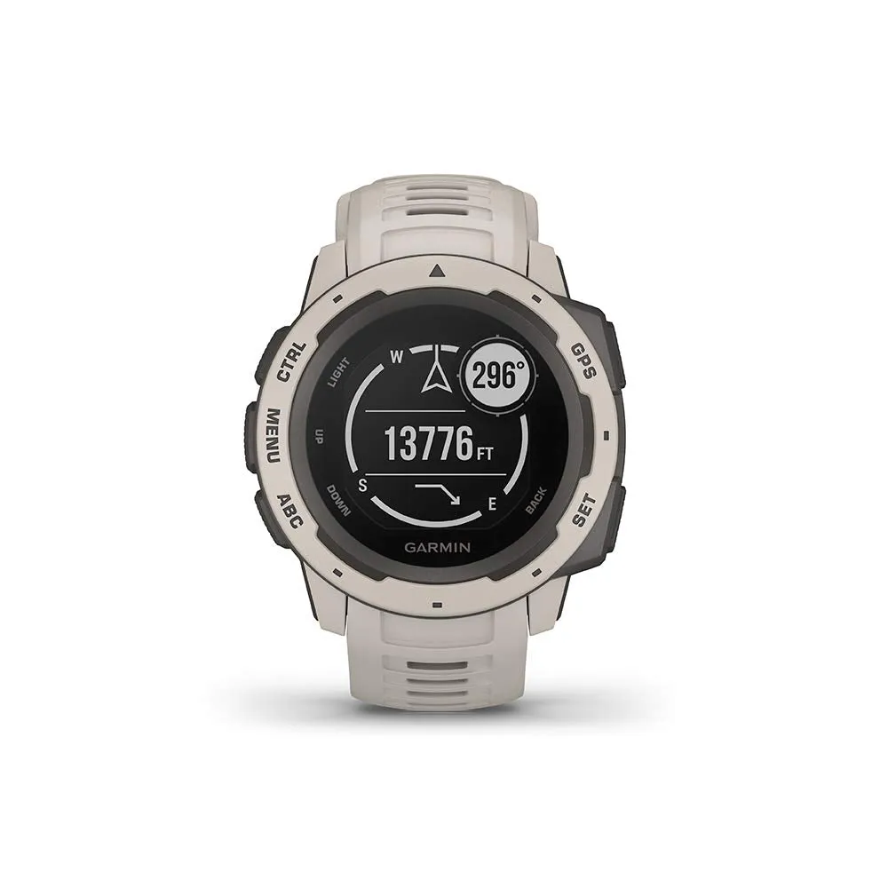Garmin 010-02064-00 Instinct, Rugged Outdoor Watch with GPS, Features Glonass and Galileo, Heart Rate Monitoring and 3-Axis Compass, Graphite
