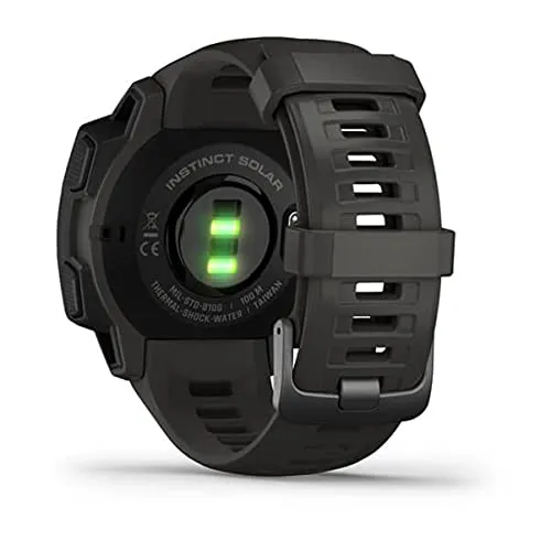 Garmin 010-02064-00 Instinct, Rugged Outdoor Watch with GPS, Features Glonass and Galileo, Heart Rate Monitoring and 3-Axis Compass, Graphite