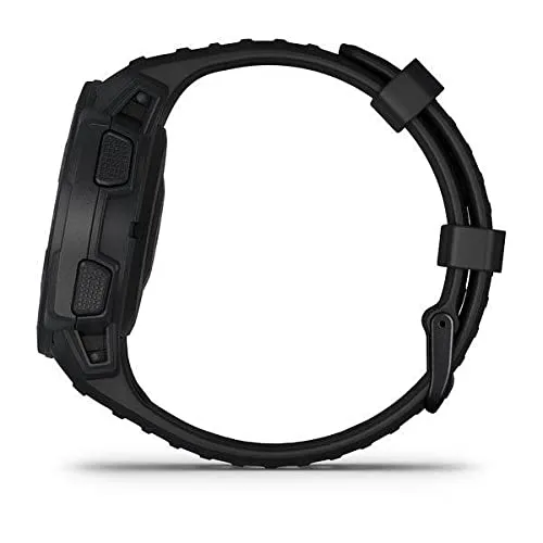 Garmin 010-02064-00 Instinct, Rugged Outdoor Watch with GPS, Features Glonass and Galileo, Heart Rate Monitoring and 3-Axis Compass, Graphite