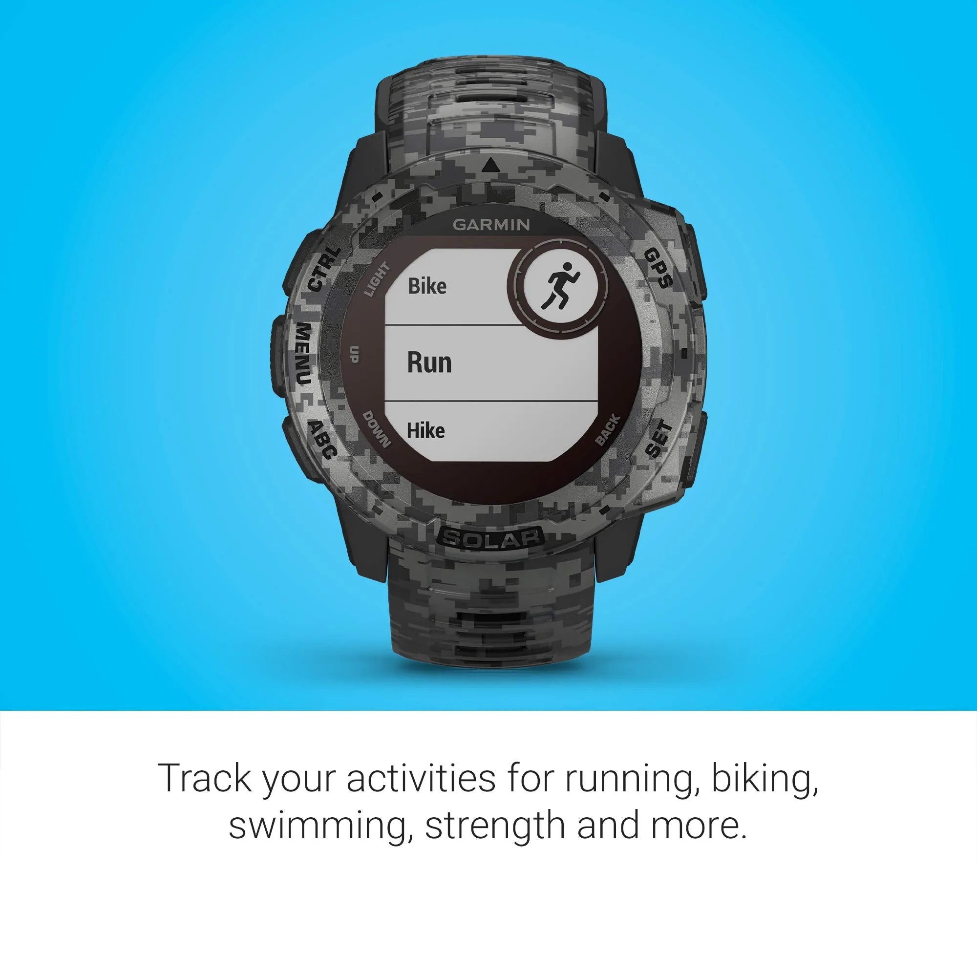 Garmin 010-02064-00 Instinct, Rugged Outdoor Watch with GPS, Features Glonass and Galileo, Heart Rate Monitoring and 3-Axis Compass, Graphite