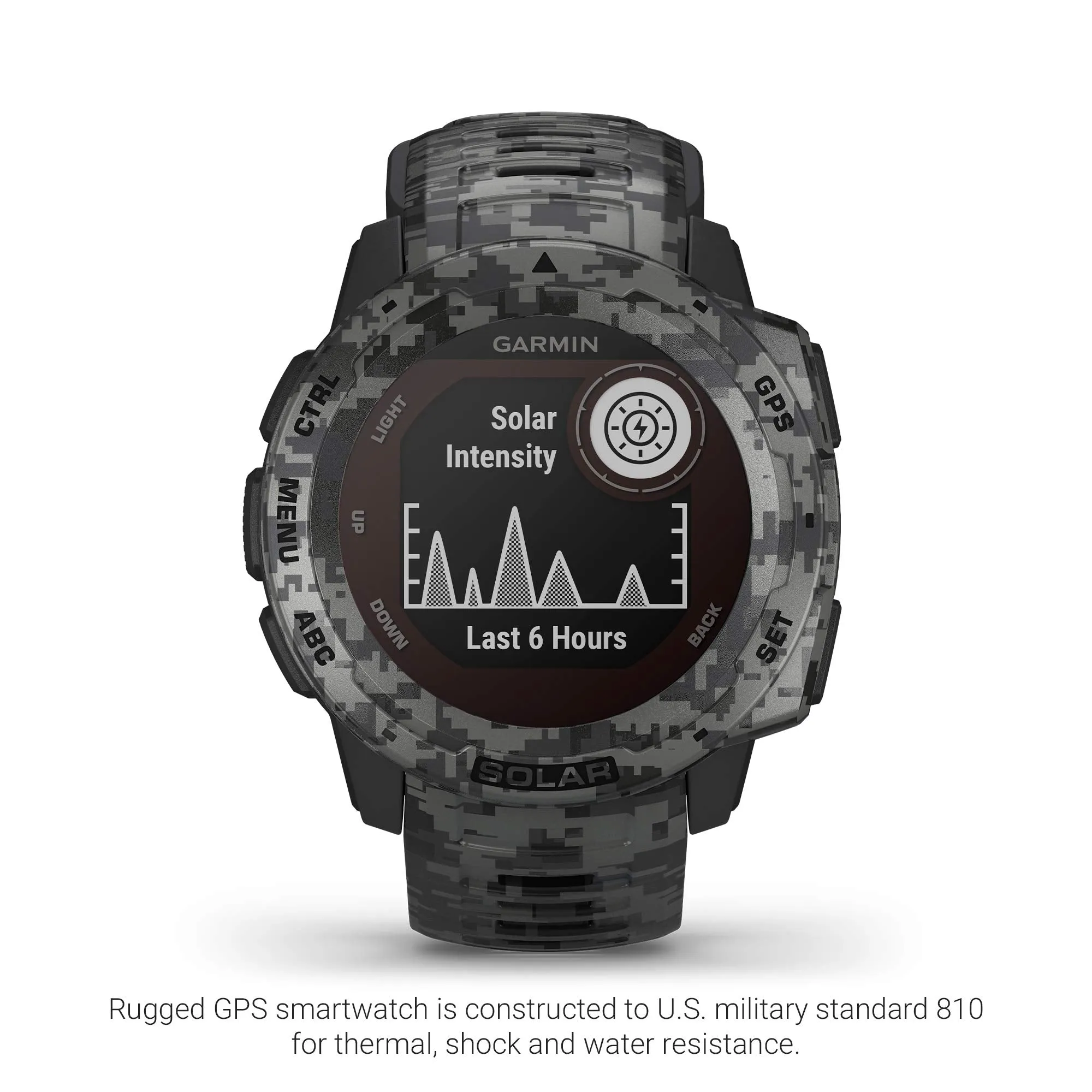 Garmin 010-02064-00 Instinct, Rugged Outdoor Watch with GPS, Features Glonass and Galileo, Heart Rate Monitoring and 3-Axis Compass, Graphite
