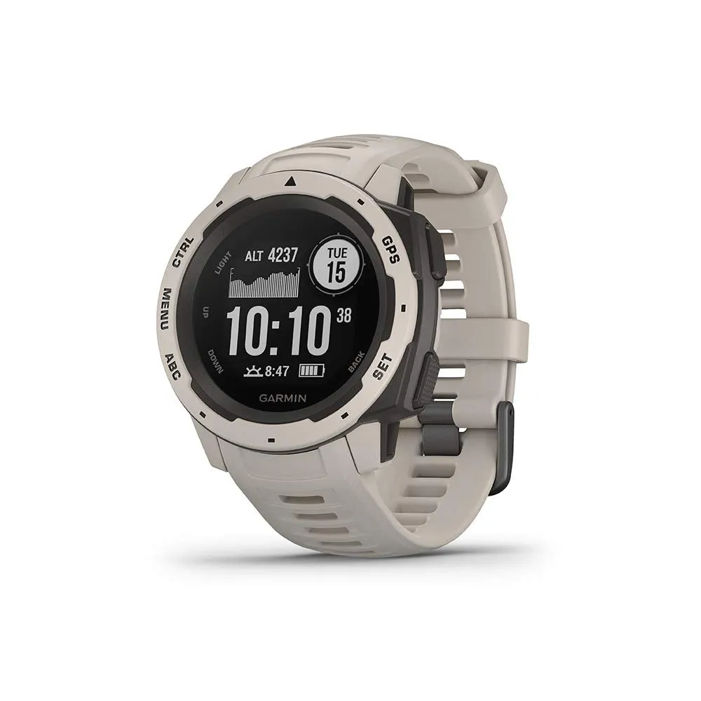 Garmin 010-02064-00 Instinct, Rugged Outdoor Watch with GPS, Features Glonass and Galileo, Heart Rate Monitoring and 3-Axis Compass, Graphite