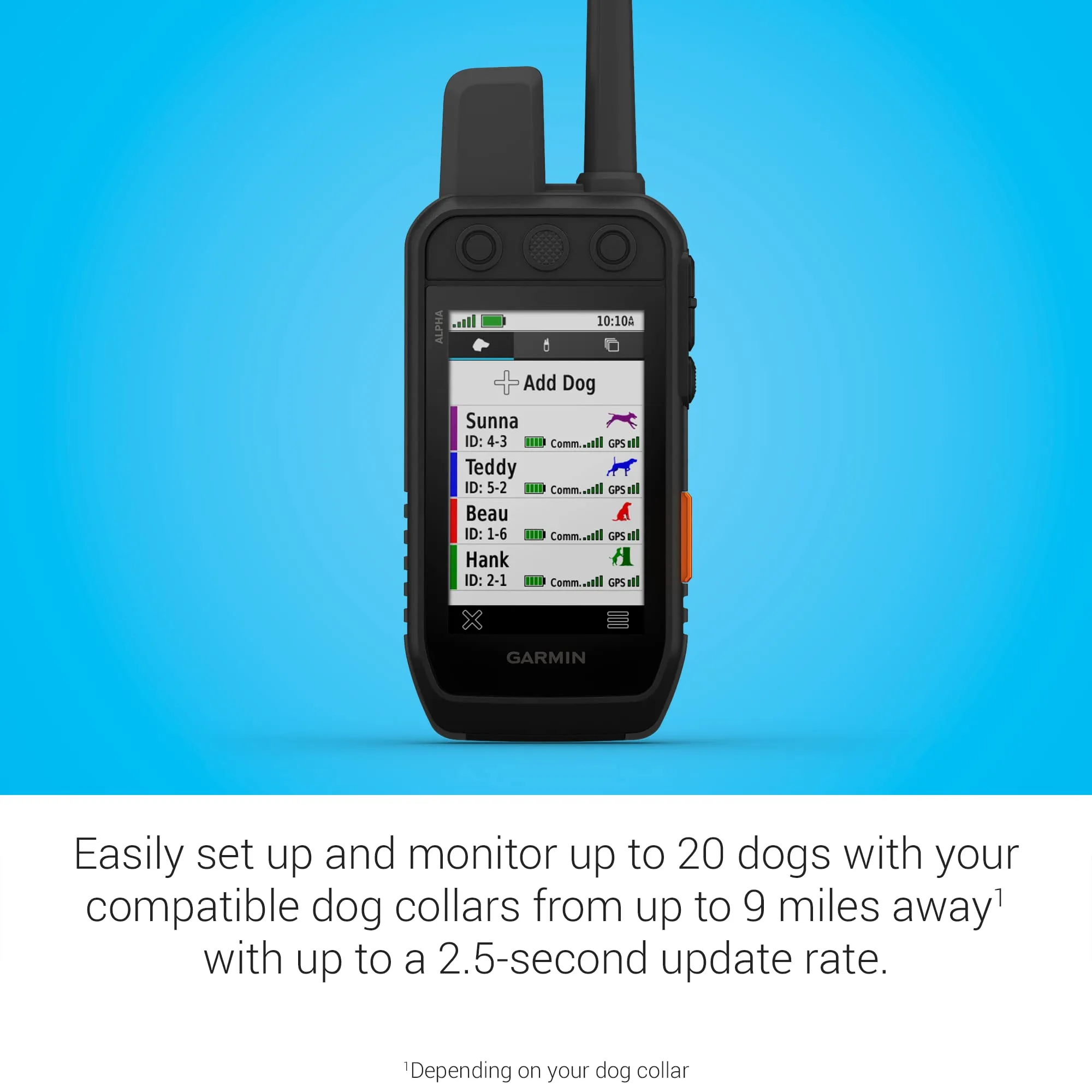 Garmin Alpha 300i Handheld, Advanced Tracking and Training Handheld with inReach® Technology