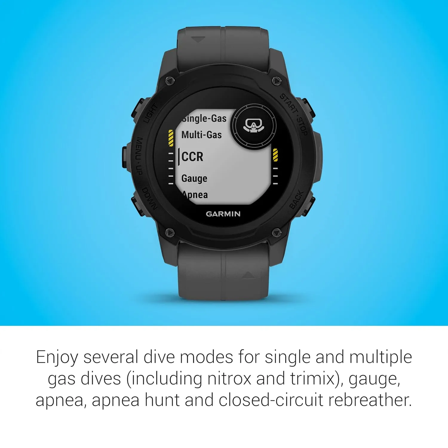 Garmin Descent™ G1, Rugged Dive Computer, Multiple Dive Modes, Activity Tracking, Slate Gray
