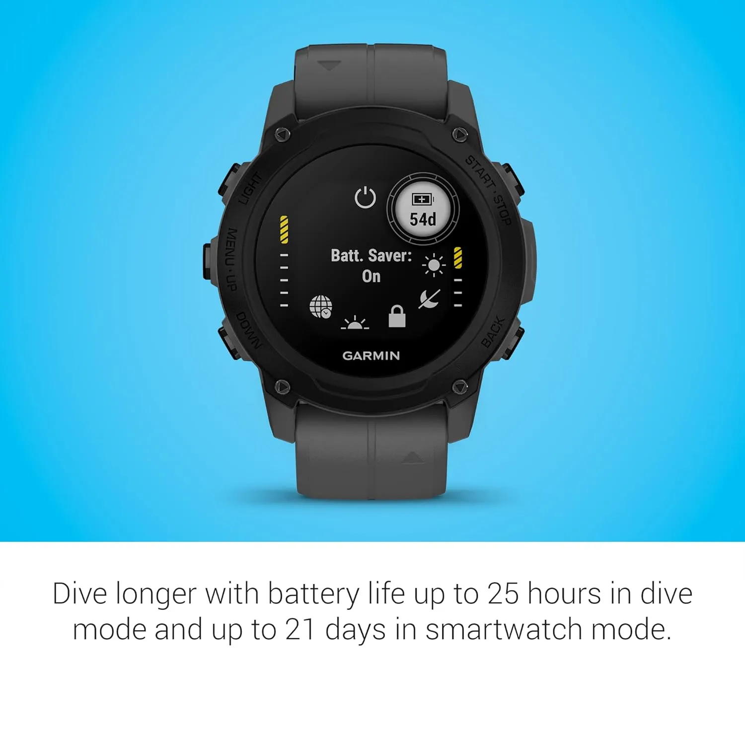 Garmin Descent™ G1, Rugged Dive Computer, Multiple Dive Modes, Activity Tracking, Slate Gray