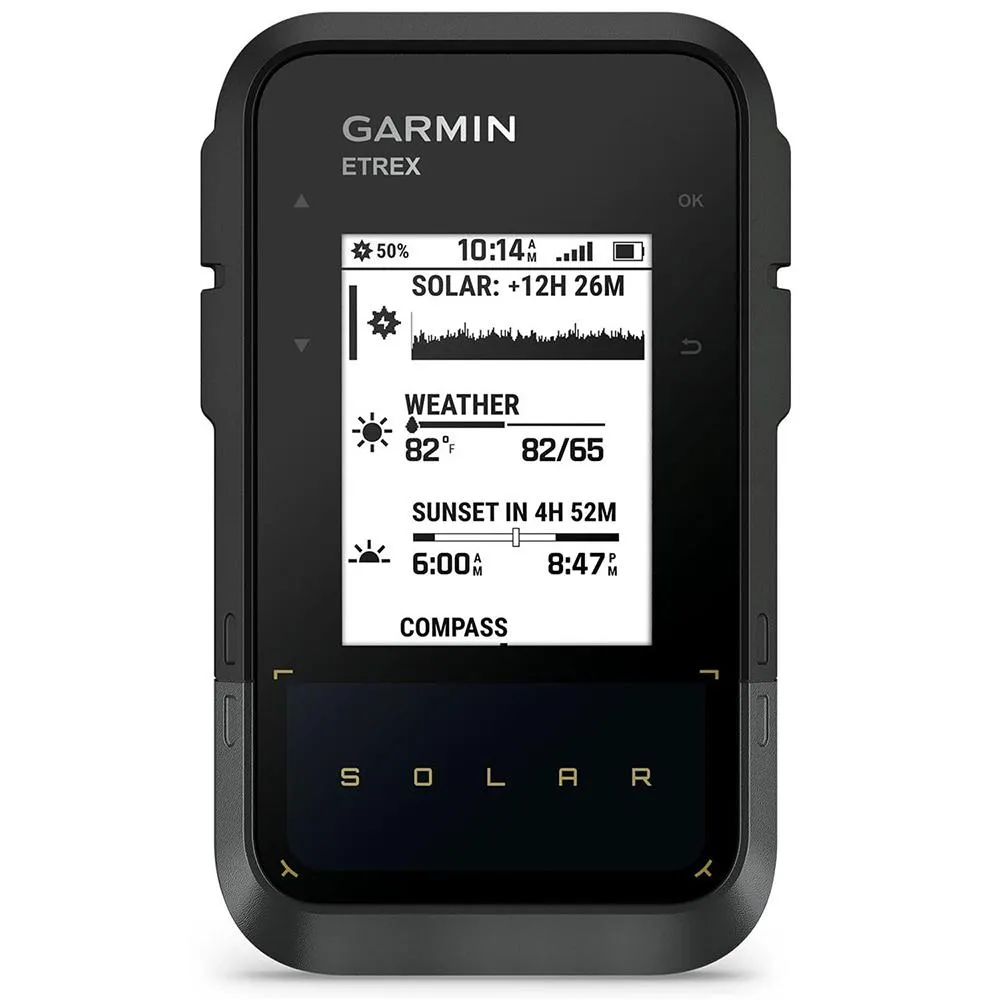 Garmin eTrex Solar Powered GPS Handheld Navigator Tactical Bracelet & Flashlight