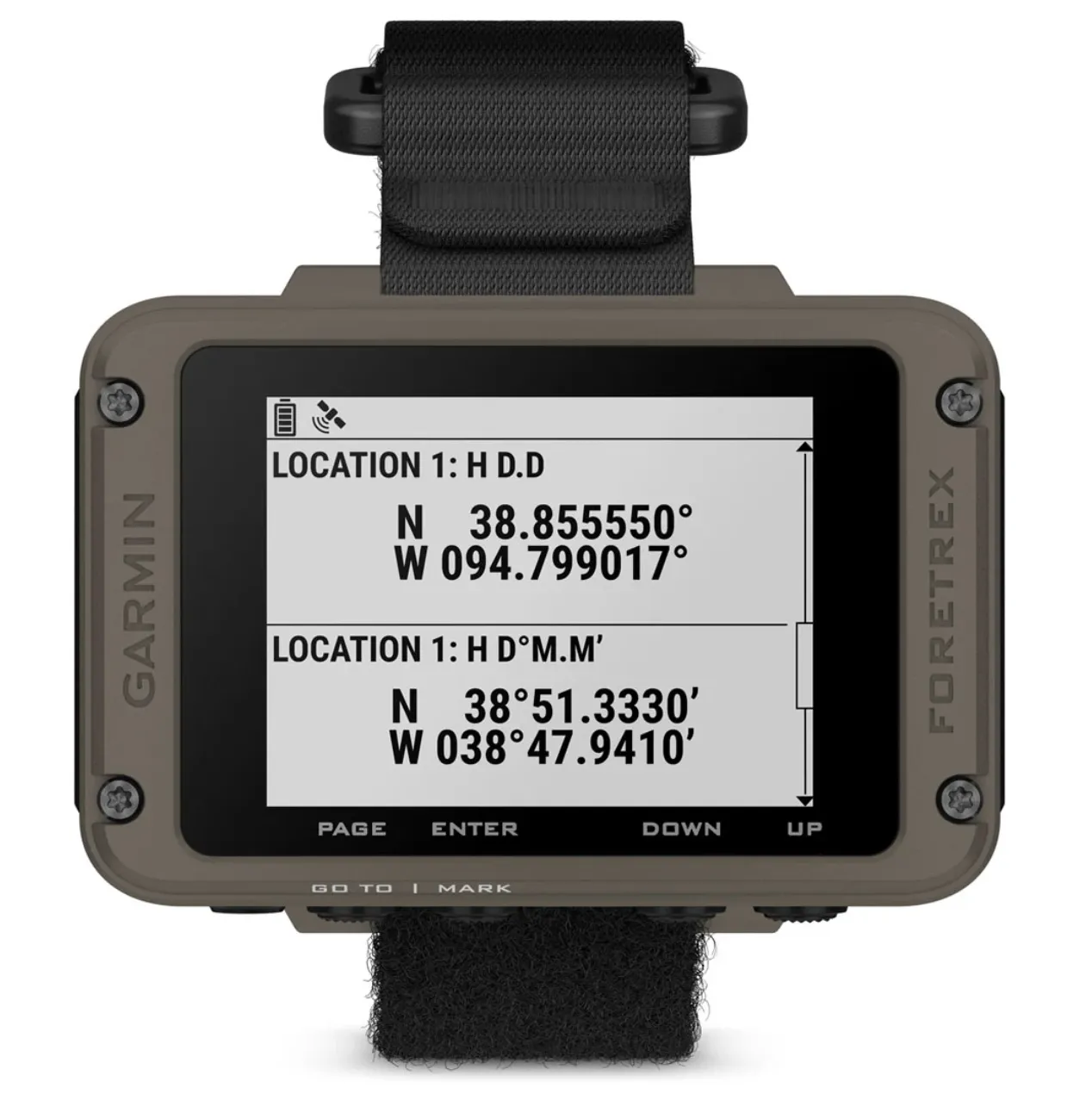 Garmin GPS Navigator Foretrex 901 Ballistic Edition, Wrist-mounted
