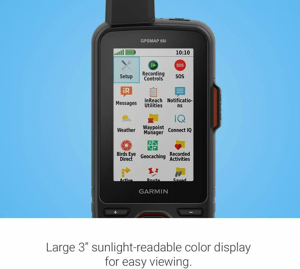 Garmin GPSMAP 66i Handheld GPS and Satellite Communicator