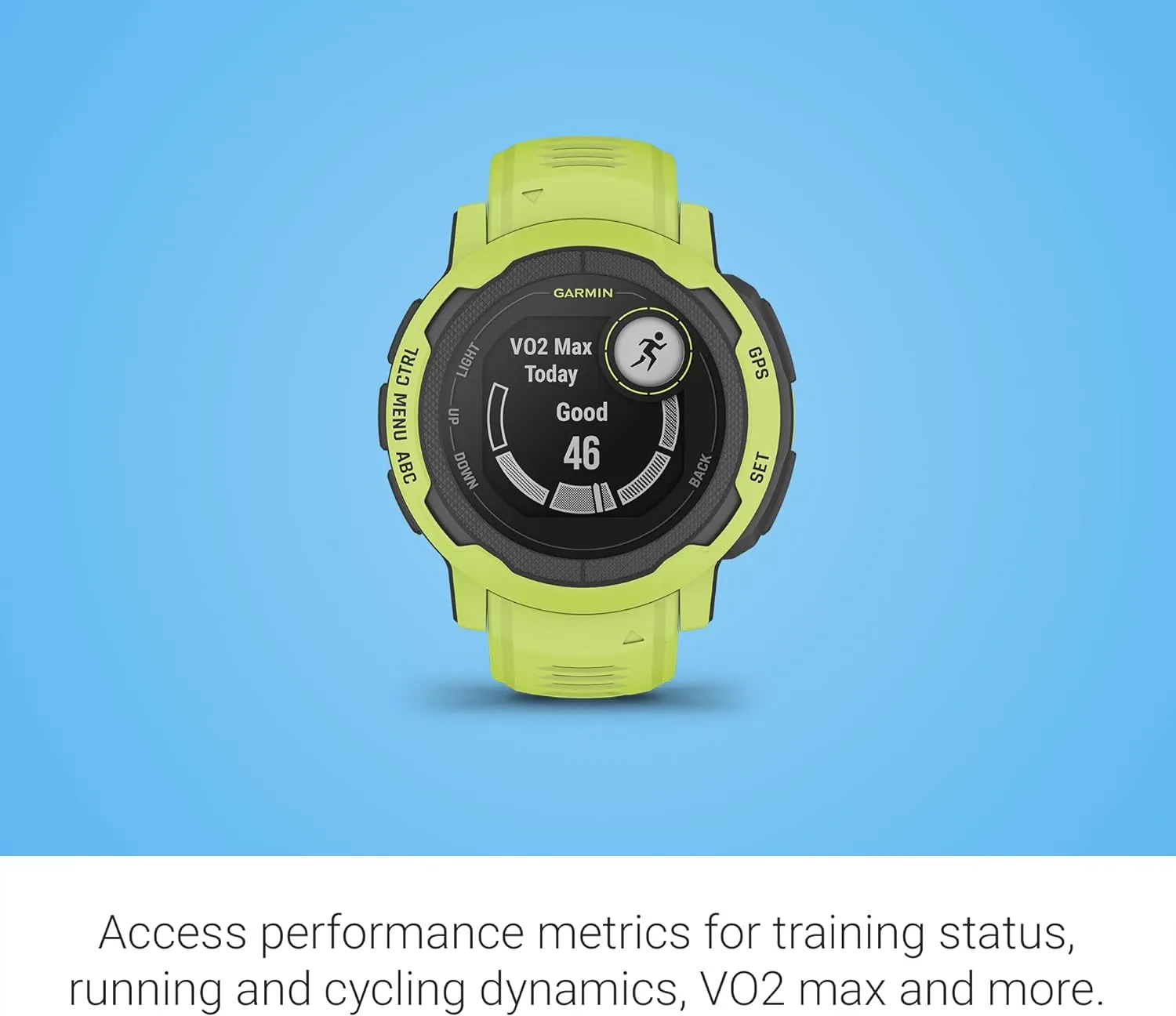 Garmin Instinct 2, Rugged GPS Outdoor Watch, Multi-GNSS Support, Tracback Routing, Electric Lime (Renewed)