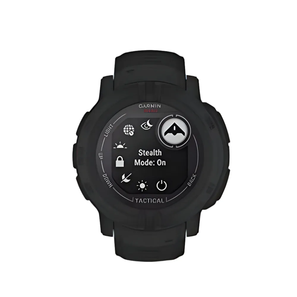 Garmin Instinct 2 Solar Tactical Edition GPS Outdoor ulti-GNSS Support Tracback Routing Solar Charging Capabilities Smartwatch - 010-02627-13