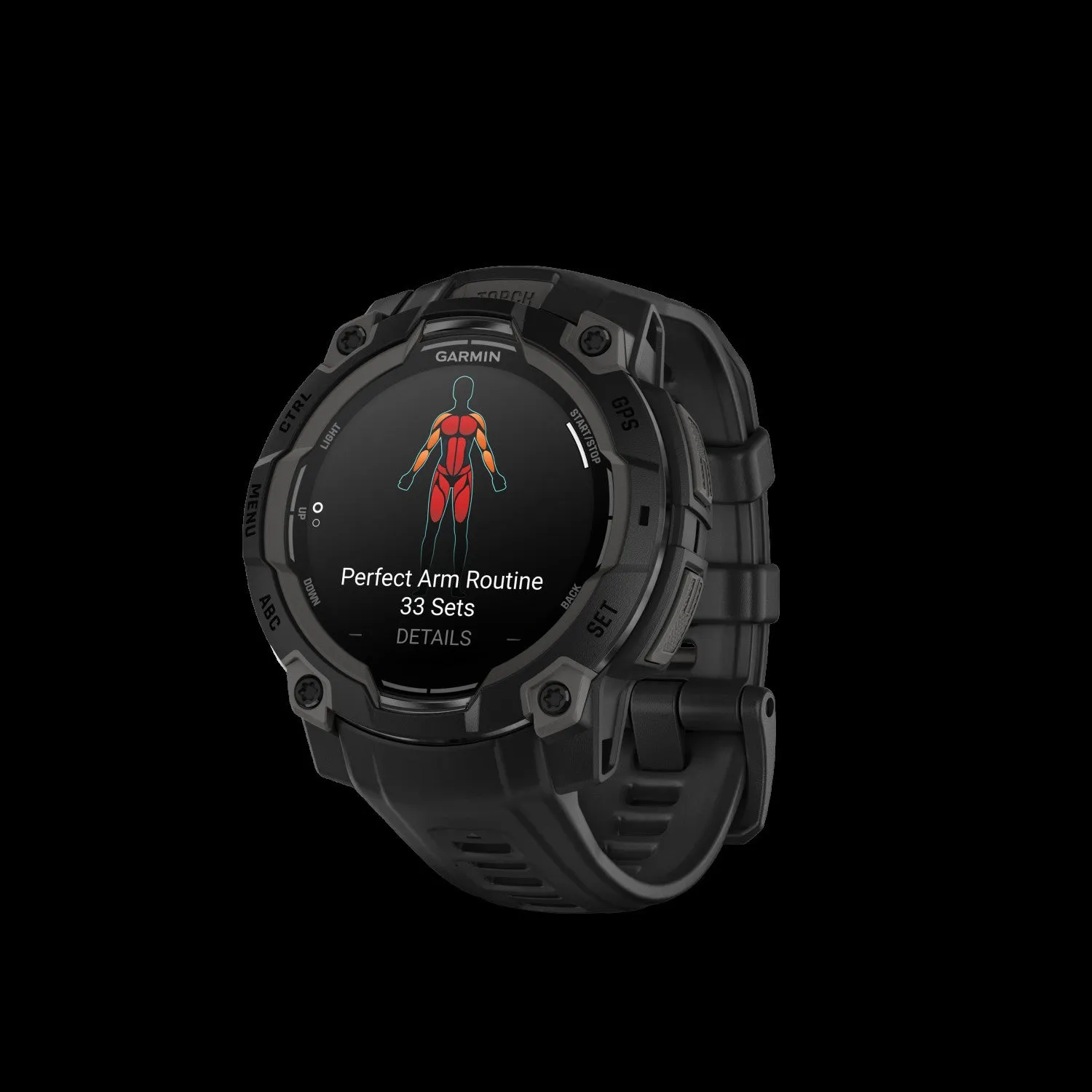 Garmin Instinct 3 Amoled Smartwatch 45 Mm - Rugged Military Spec 810, Compass, Barometric Altimeter |Montre Connectee Garmin Instinct 3 Amoled 45 Mm - Specifications Militaires Robustes 810, Boussole,