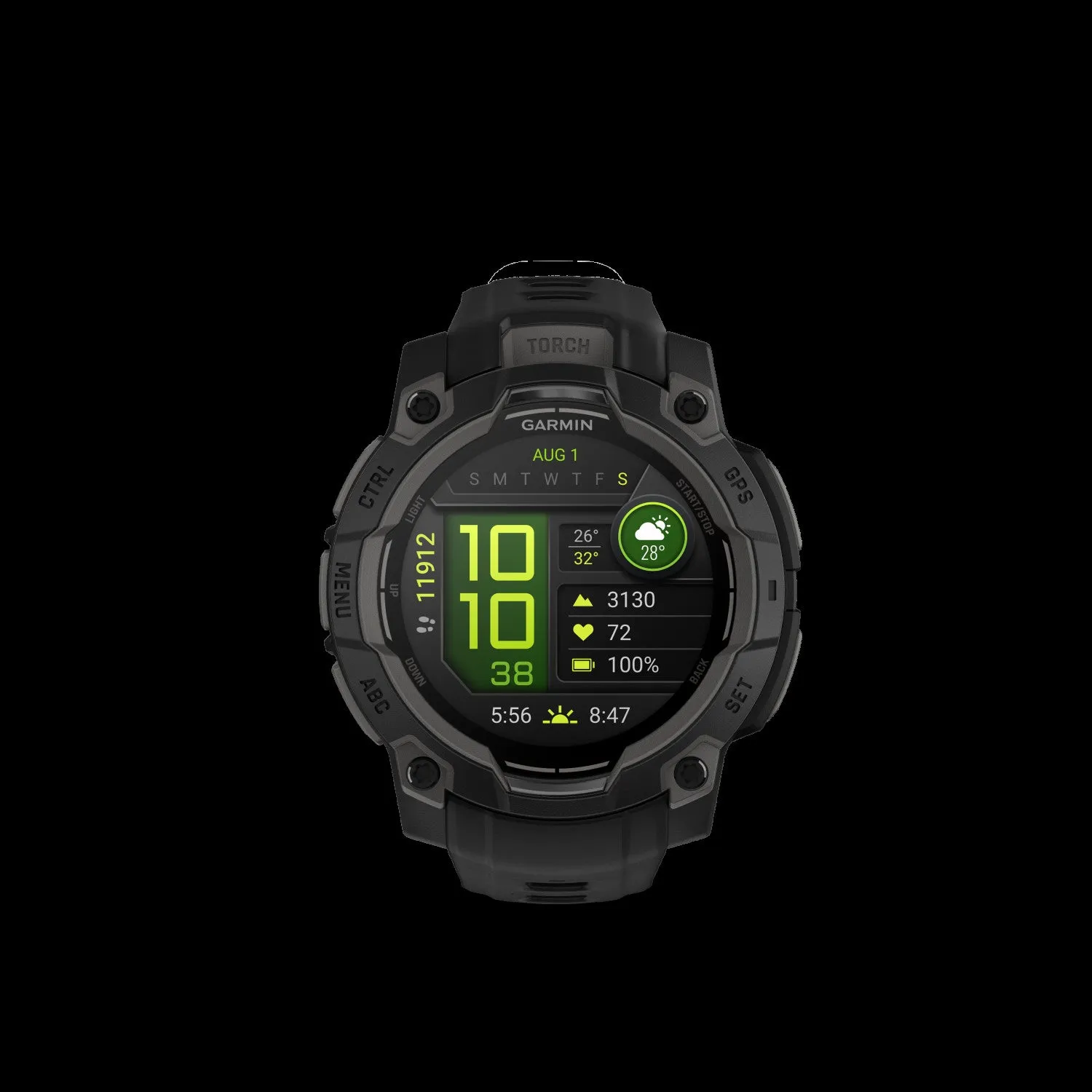 Garmin Instinct 3 Amoled Smartwatch 45 Mm - Rugged Military Spec 810, Compass, Barometric Altimeter |Montre Connectee Garmin Instinct 3 Amoled 45 Mm - Specifications Militaires Robustes 810, Boussole,
