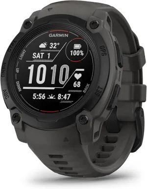 Garmin Instinct® E 40 MM Unisex Charcoal 24/7 Health Monitoring Wrist-Based Heart Rate Up To 16 Days Of Battery Life Rugged Outdoor GPS Smartwatch - 010-02932-00
