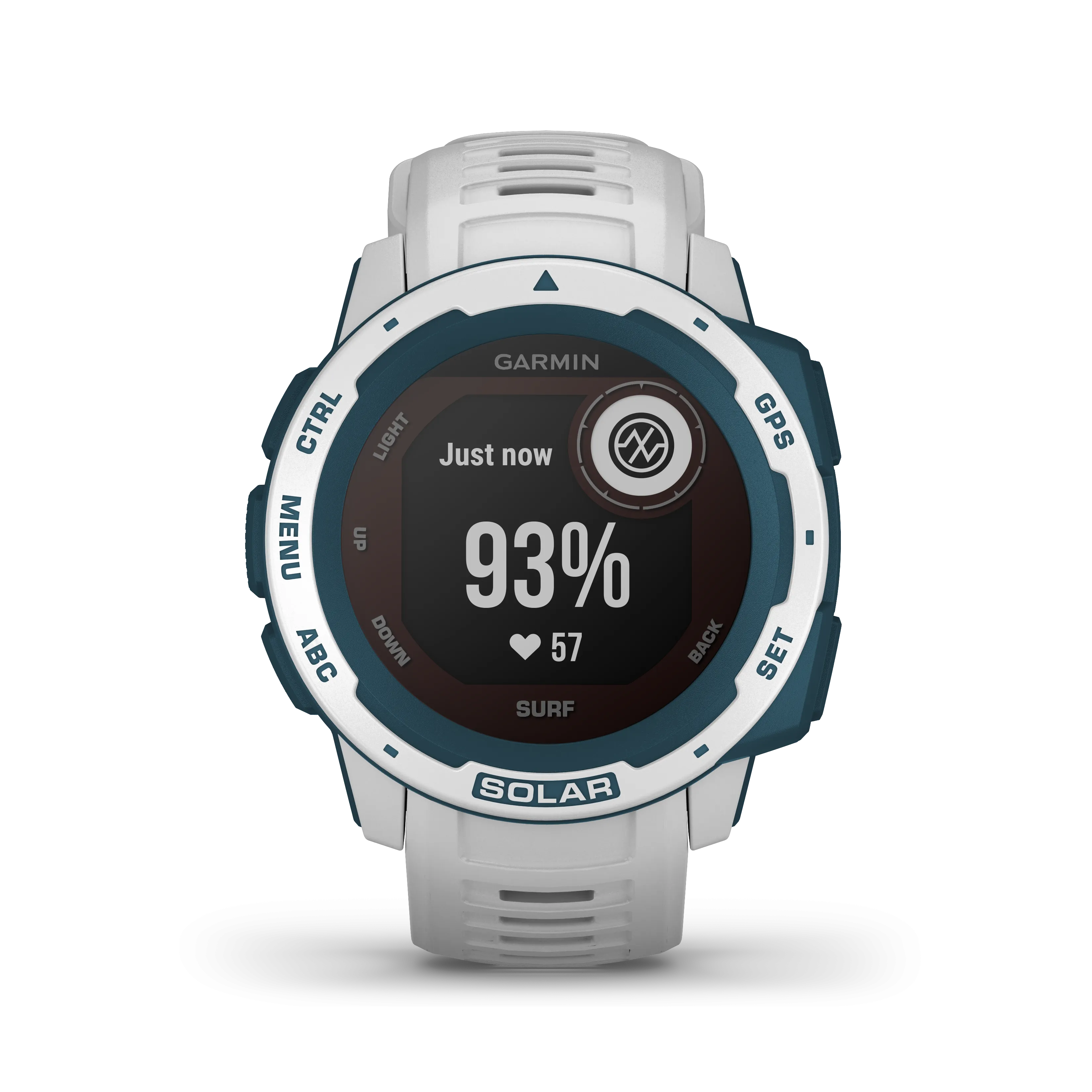 Garmin Instinct Solar Surf Edition Premium GPS Smartwatch with Included Wearable4U Bundle