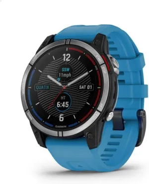 Garmin quatix® 7 Standard Edition, Marine GPS Smartwatch, Tide Changes and Anchor Drag Alerts, Waypoint Marking