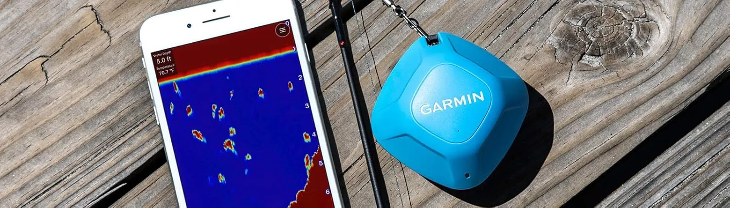 Garmin Striker Cast, Castable Sonar with GPS, Pair with Mobile Device and Cast from Anywhere, Reel in to Locate and Display Fish on Smartphone or Tablet (010-02246-02)