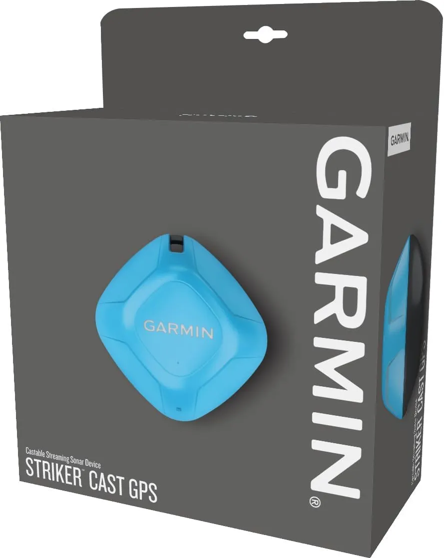 Garmin Striker Cast, Castable Sonar with GPS, Pair with Mobile Device and Cast from Anywhere, Reel in to Locate and Display Fish on Smartphone or Tablet (010-02246-02)