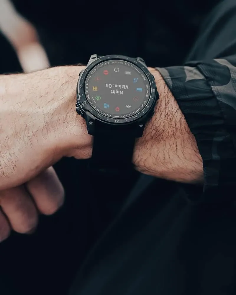 Garmin tactix 7 Standard Edition Rugged Tactical GPS Touchscreen Smartwatch | Black/Silicone Band, Sapphire Lens, Military Standard, Up to 28 Day Battery Life with Signature Series Charger Bundle