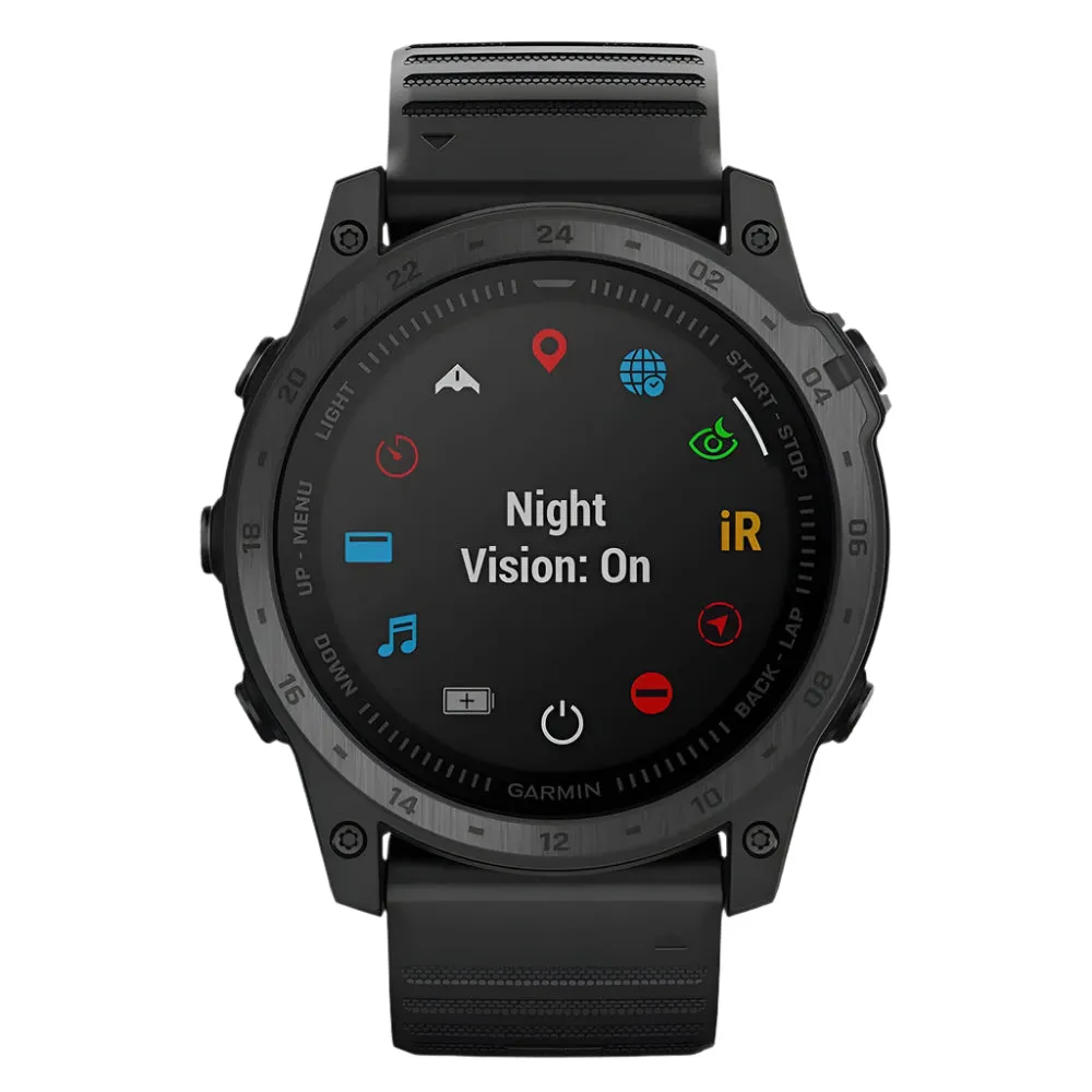 Garmin tactix 7 Standard Edition Silicone Band Ruggedly Built Premium Tactical GPS Smart Watch - 010-02704-00