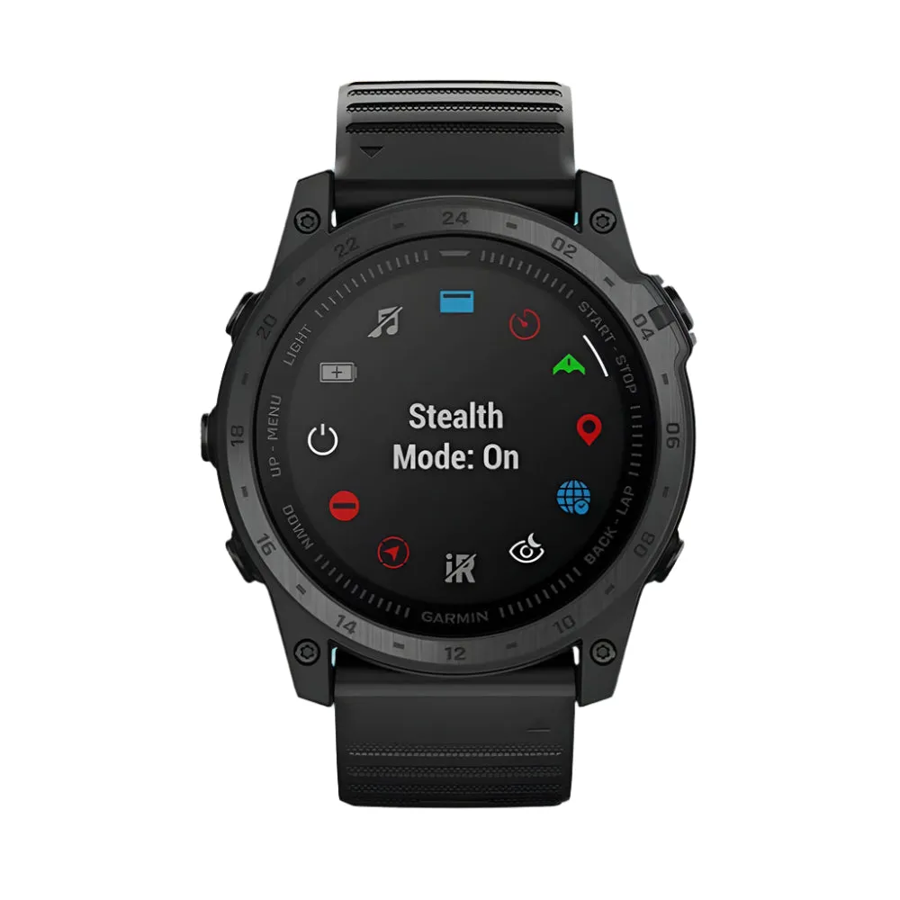 Garmin tactix 7 Standard Edition Silicone Band Ruggedly Built Premium Tactical GPS Smart Watch - 010-02704-00
