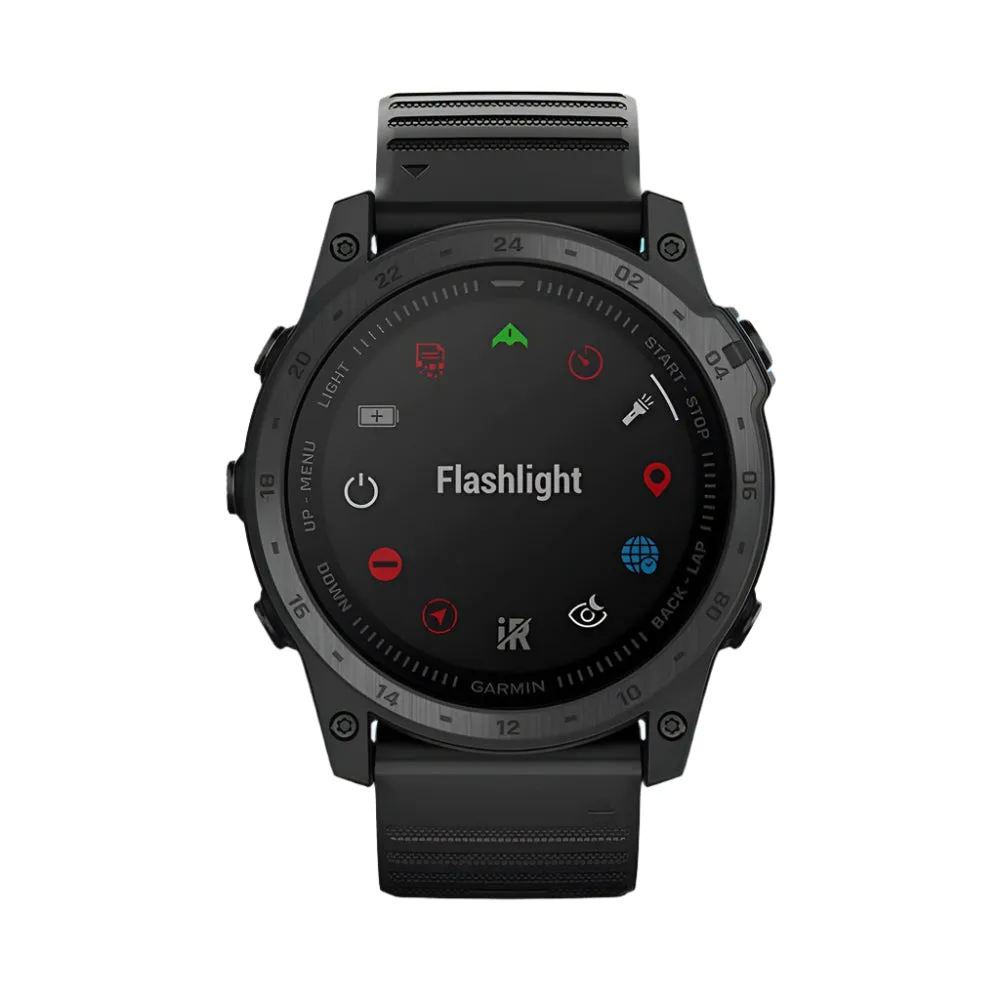Garmin tactix 7 Standard Edition Silicone Band Ruggedly Built Premium Tactical GPS Smart Watch - 010-02704-00