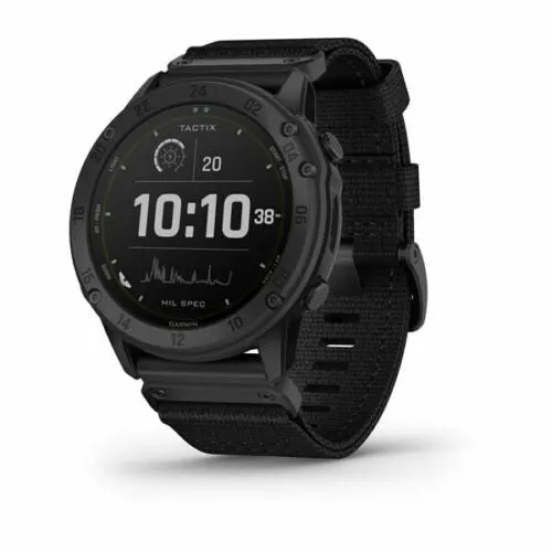 Garmin tactix Delta Solar Tactical GPS Watch with Nylon Band