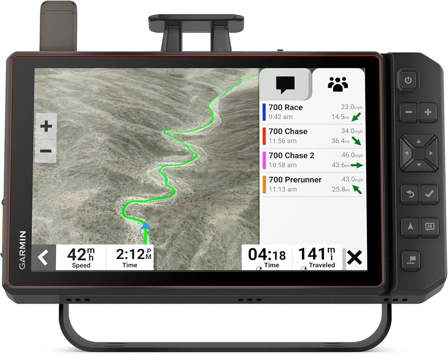 Garmin Tread XL - Baja Race Edition, Rugged, ultrabright 10” Off-Road Race Navigator, high-Performance GPS for Trophy Trucks, Team Tracking with Built-in inReach Satellite Communication