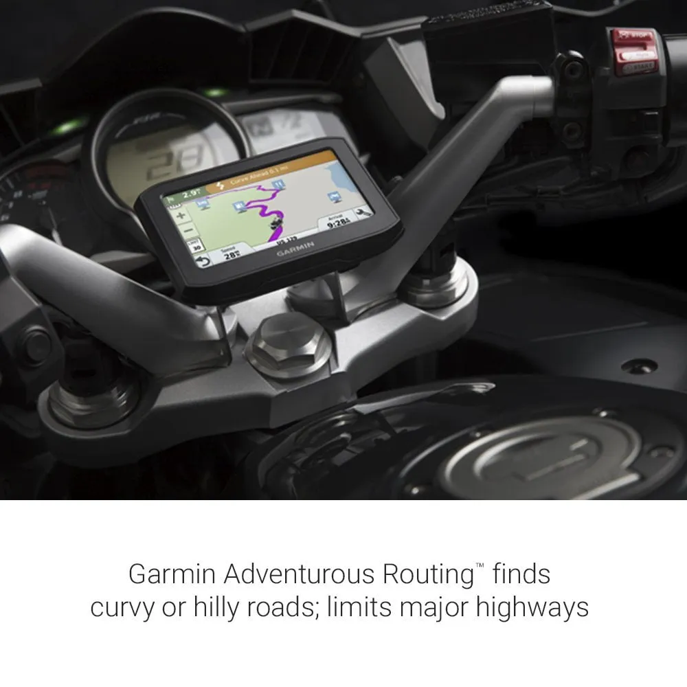 Garmin Zumo 396LMT-S Motorcycle GPS Navigator Bundle with GPS, Hard EVA Case, MicroSD HC 16GB C10 U1 With SD Adapter and Screen Cleaner