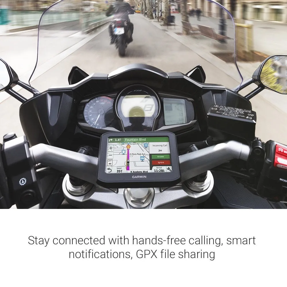 Garmin Zumo 396LMT-S Motorcycle GPS Navigator Bundle with GPS, Hard EVA Case, MicroSD HC 16GB C10 U1 With SD Adapter and Screen Cleaner