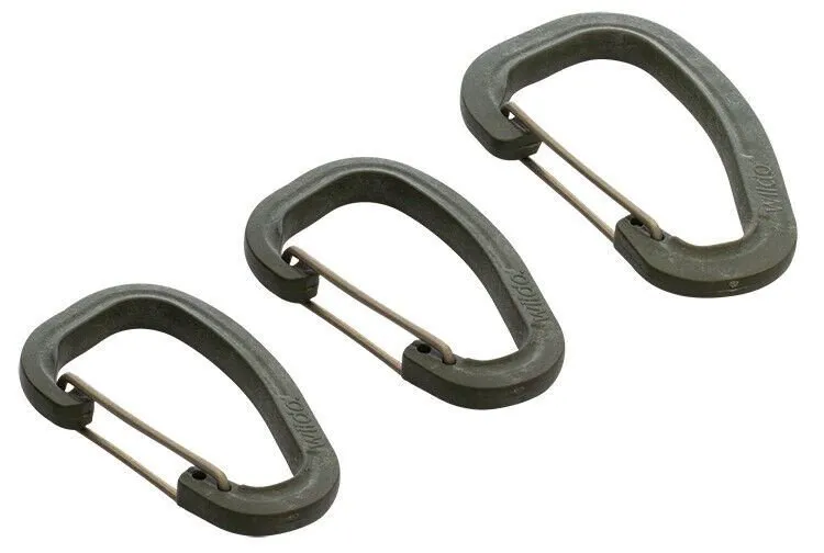 Genuine Wildo Accessory Carabiner Set OD 3pcs Lightweight sturdy clips