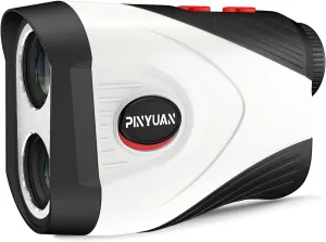 Golf Rangefinder with Slope,1200 Yards Laser Range Finder Golfing,7X Magnification,Flag Lock Vibration,Rechargeable Range Finders with Magnet Stripe,Continuous Scan Mode,High Precision Measurement.