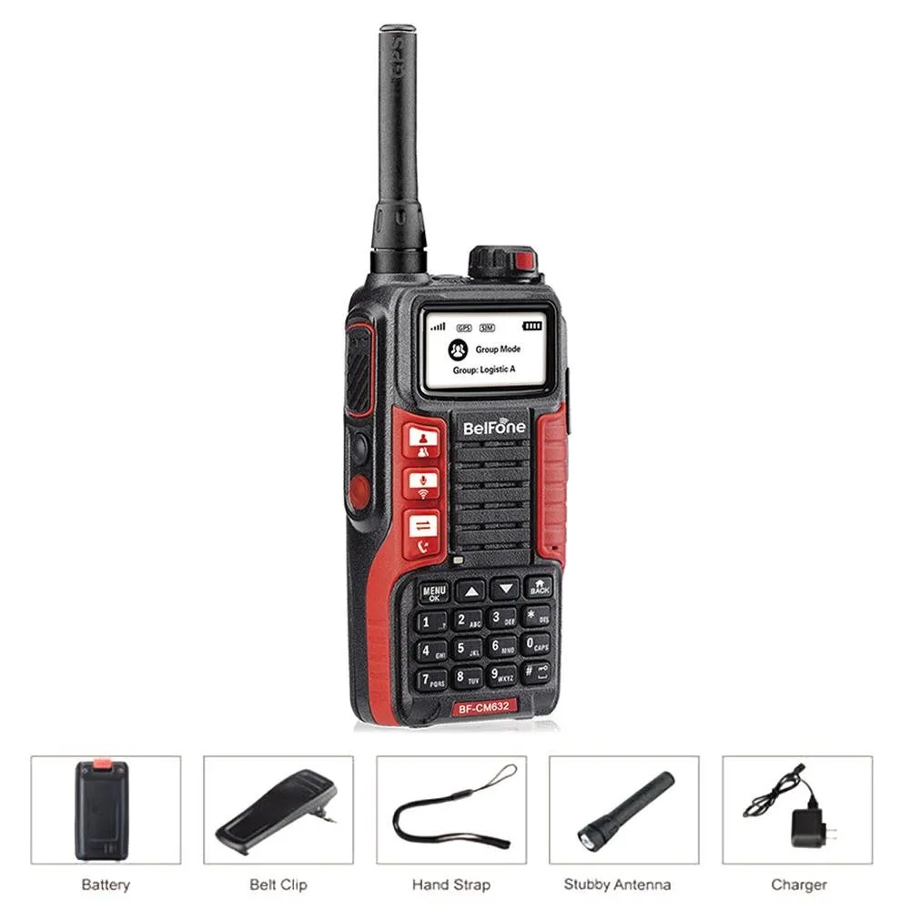 gps communication Global gsm Unique assortment Affordable shipping 1000 radio KM-Red system two BF-CM632 way mobile transceiver Belfone